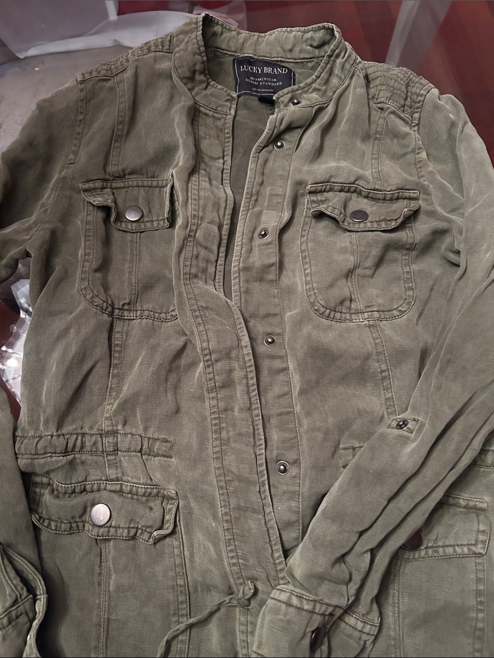 Lucky Brand Olive Utility Field Jacket